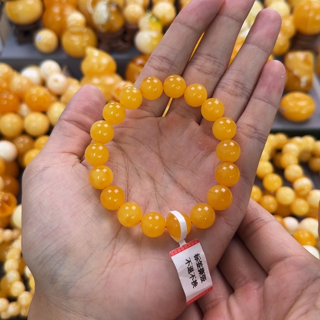 琥珀未镶嵌珠宝奇石11mm同料