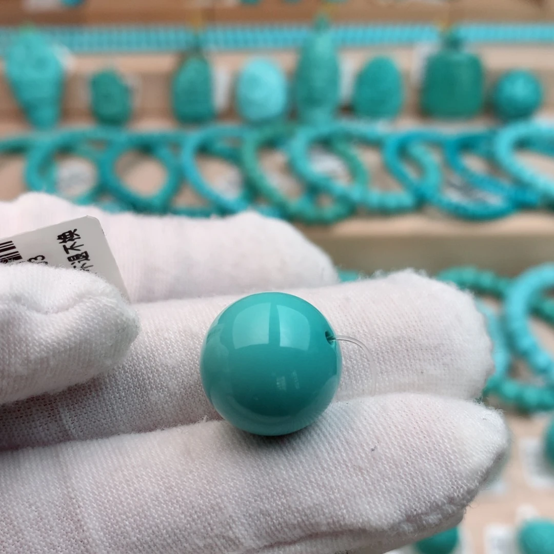绿松石未镶嵌珠宝奇石15mm