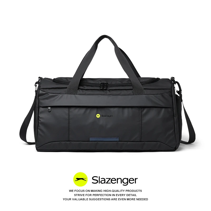 Slazenger/史莱辛格旅行袋大容量健身包运动游泳包干湿分离男旅行