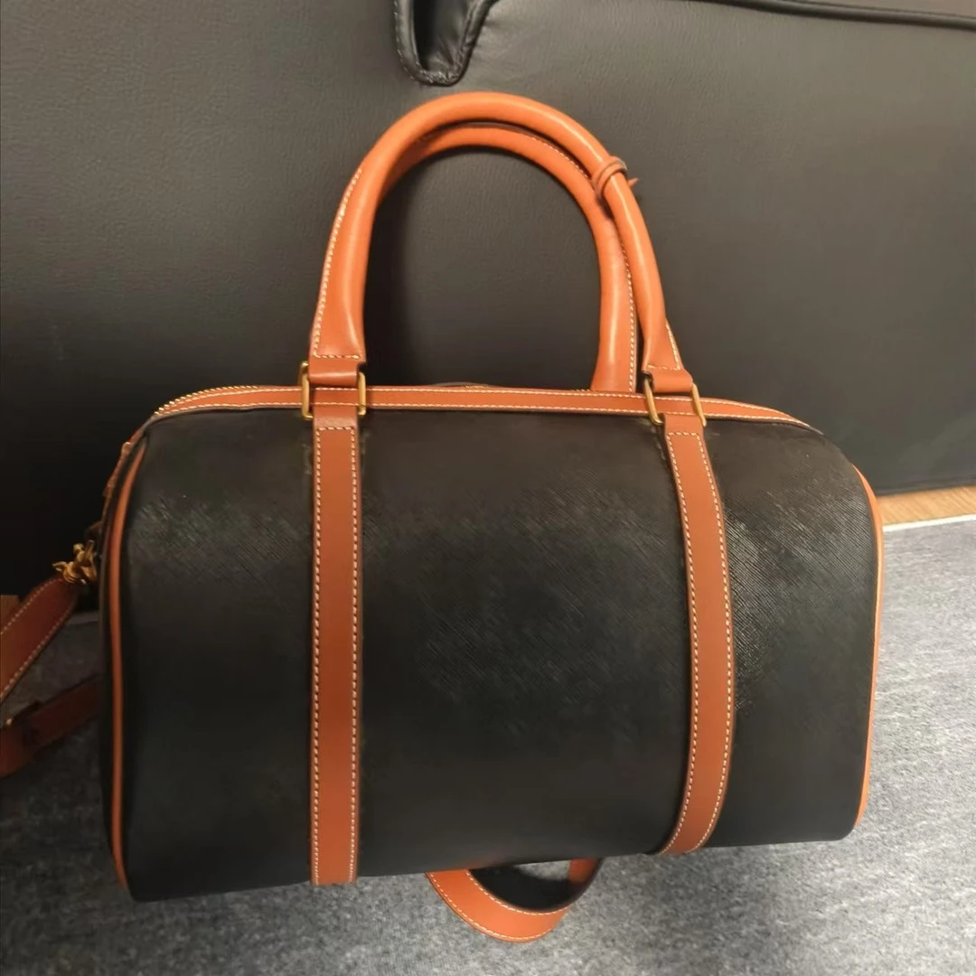 时尚潮流打造真皮女士包手提枕头包 10958-1 枕头 画 大