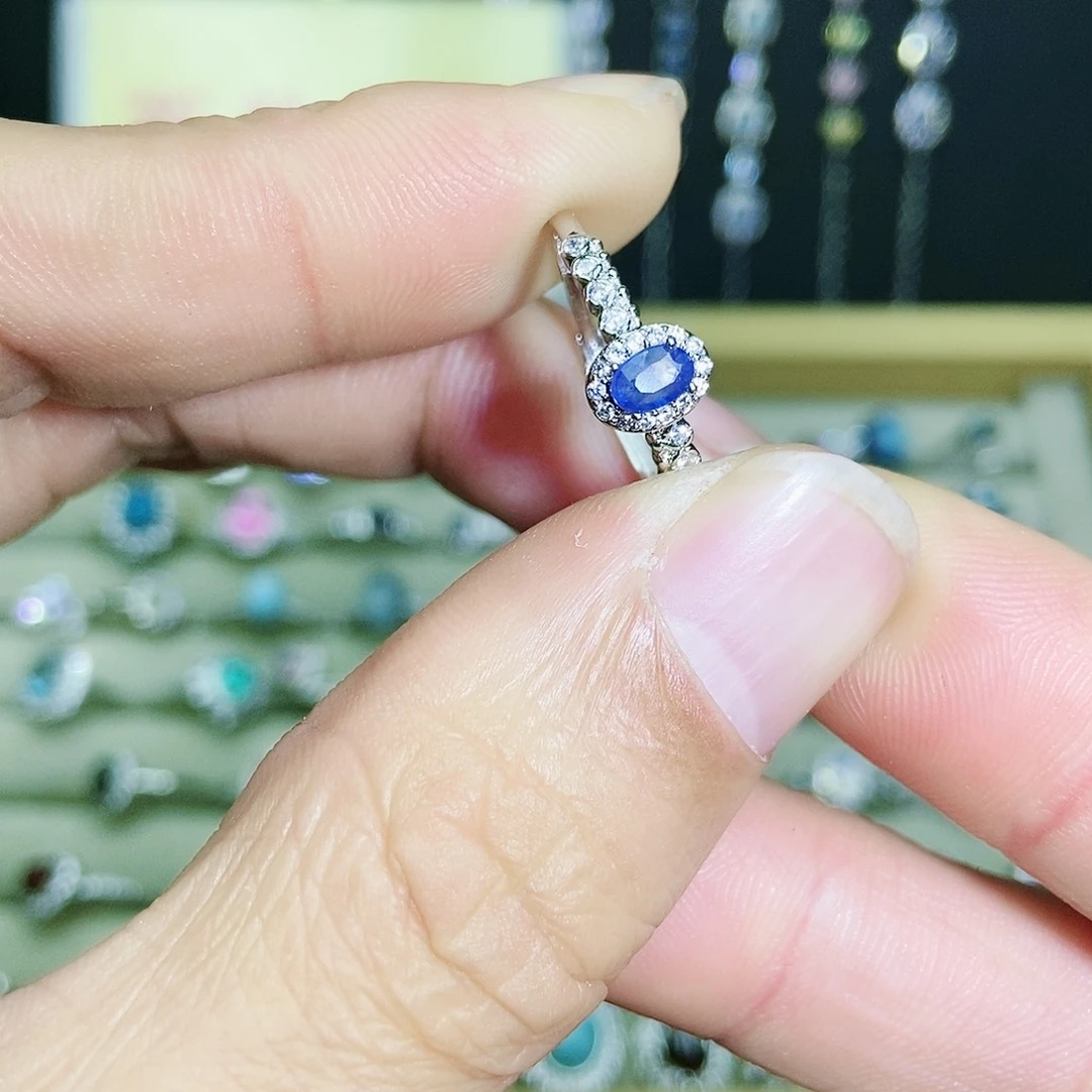 【闪购商品】戒指蓝宝石未镶嵌