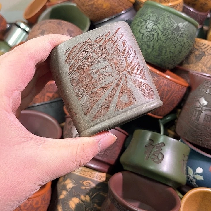 茶杯紫砂全手工紫砂主人杯