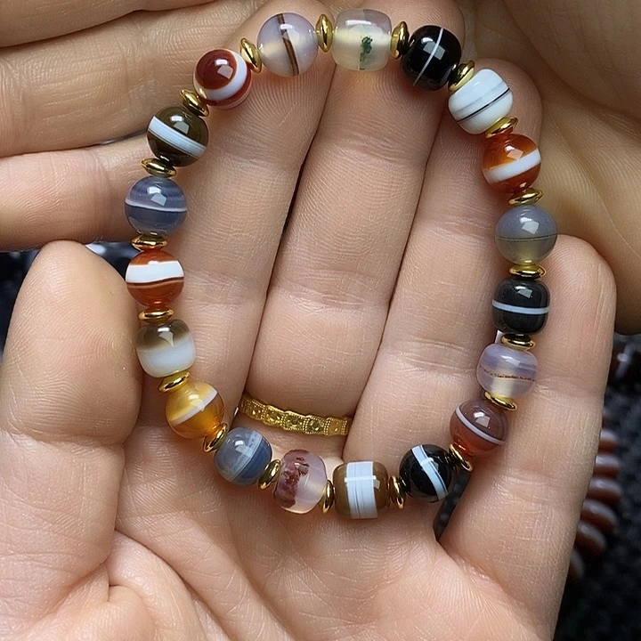 玛瑙/玉髓手链未镶嵌