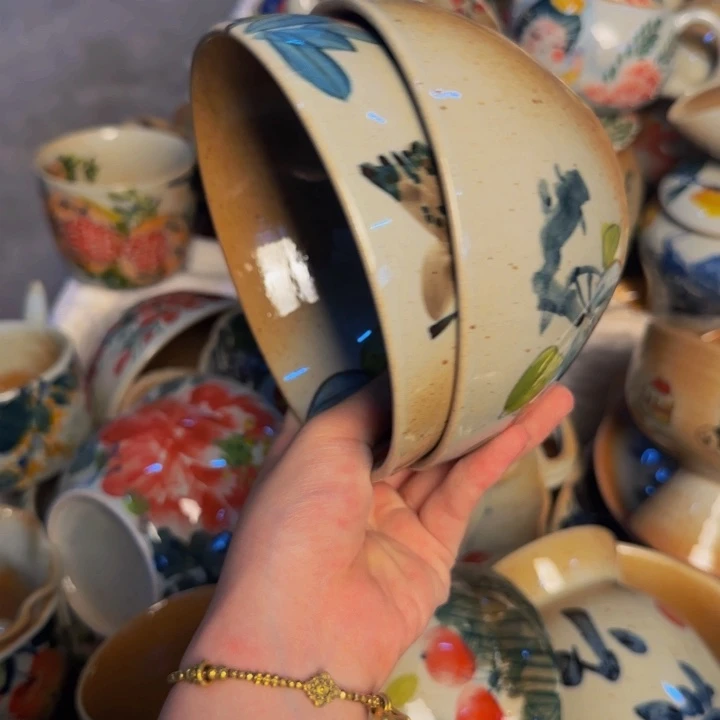 芳***o瓷片景德镇陶瓷手工手绘