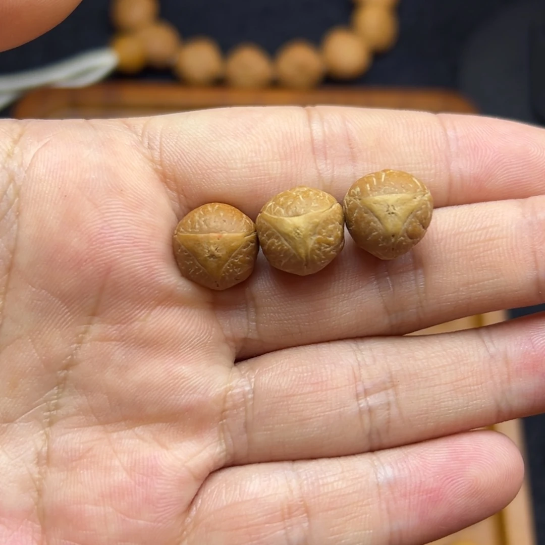 C***_凤眼菩提手串13实心龙3颗