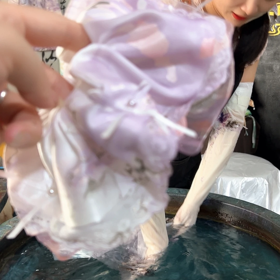 对**荷312大蕾丝发圈手作