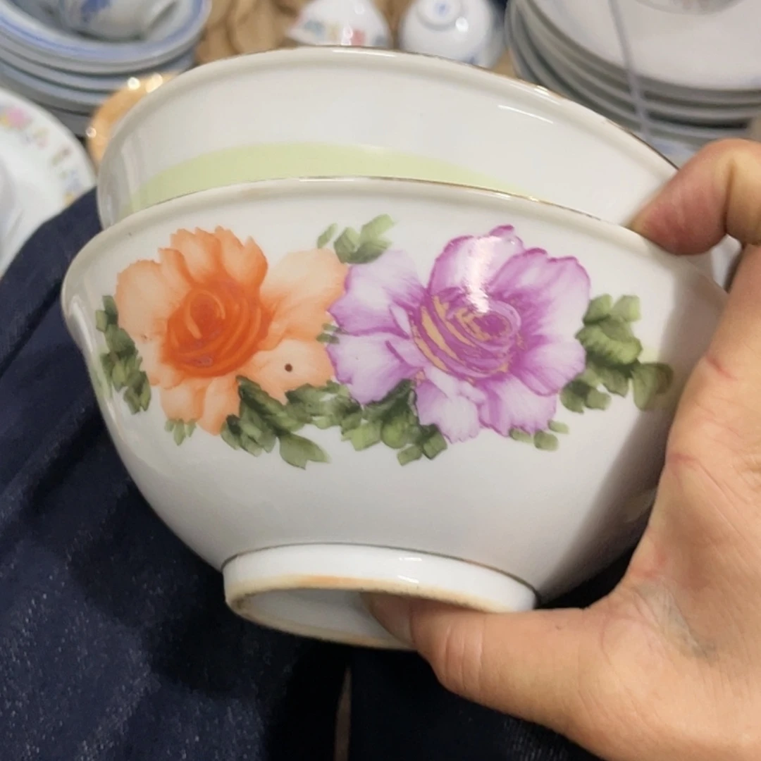 【闪购商品】瓷片杏*春景德镇陶瓷2个