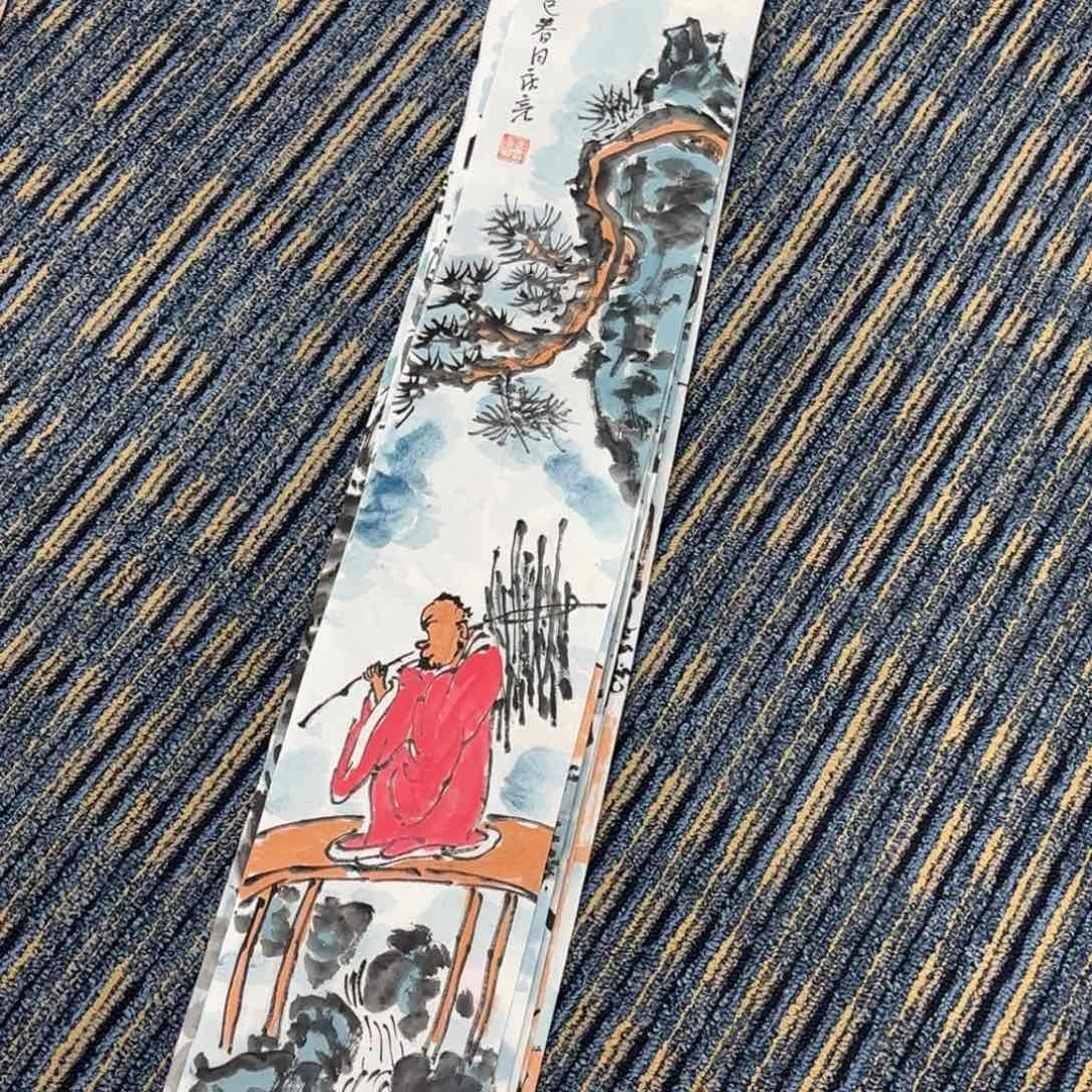国画z****g绘画作品 婉。
