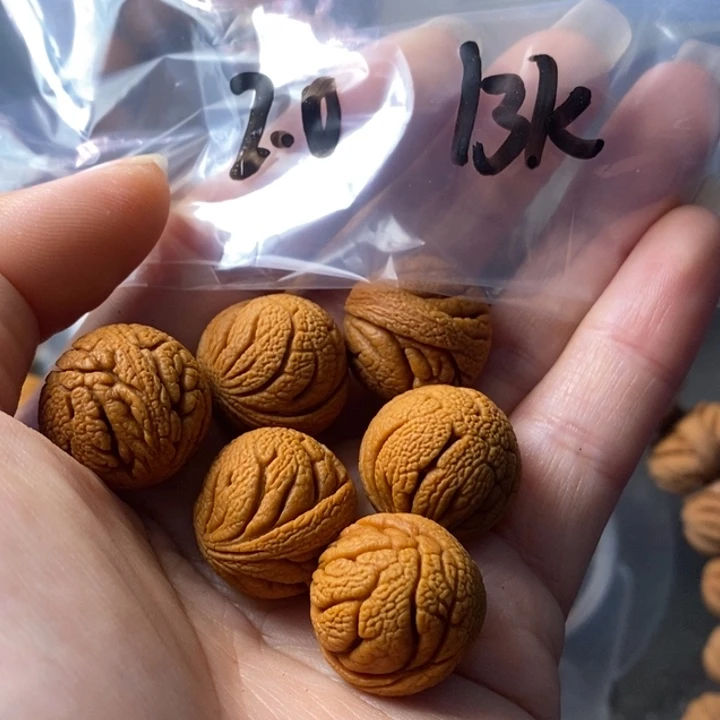 手串文玩核桃秦岭野生龙纹桃核20