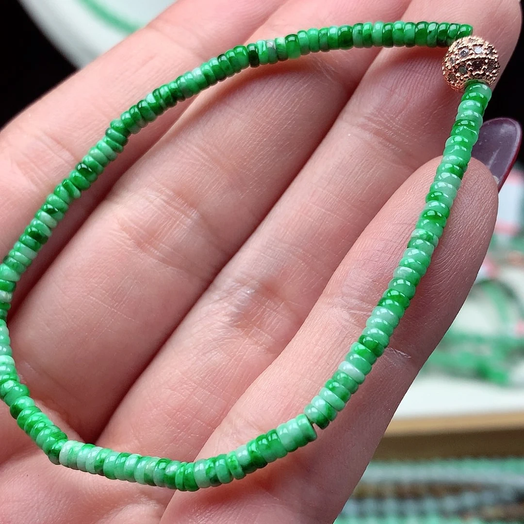 翡翠未镶嵌项链翡翠