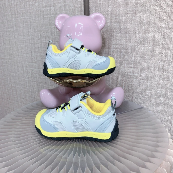 EX528   宝宝灰色拼接双网学步小鞋子  秋冬