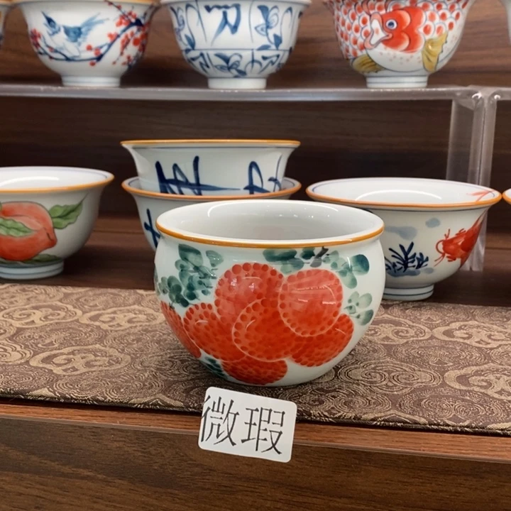 釉下老陶泥手工绘制