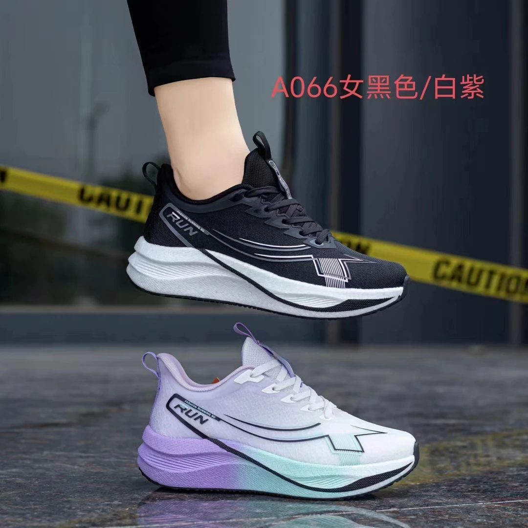 时尚休闲夏季透气软底跑步情侣运动鞋 A066【AYX】