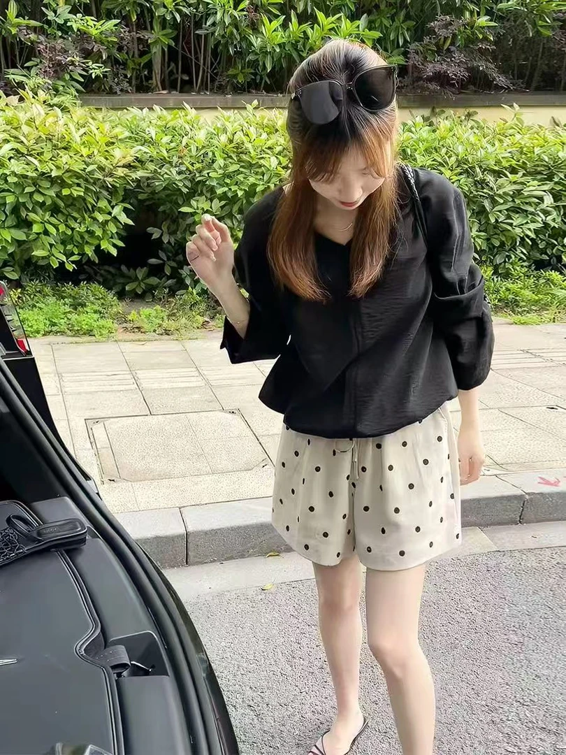 【蕙子严选】QM 25161新款时尚百搭短裤