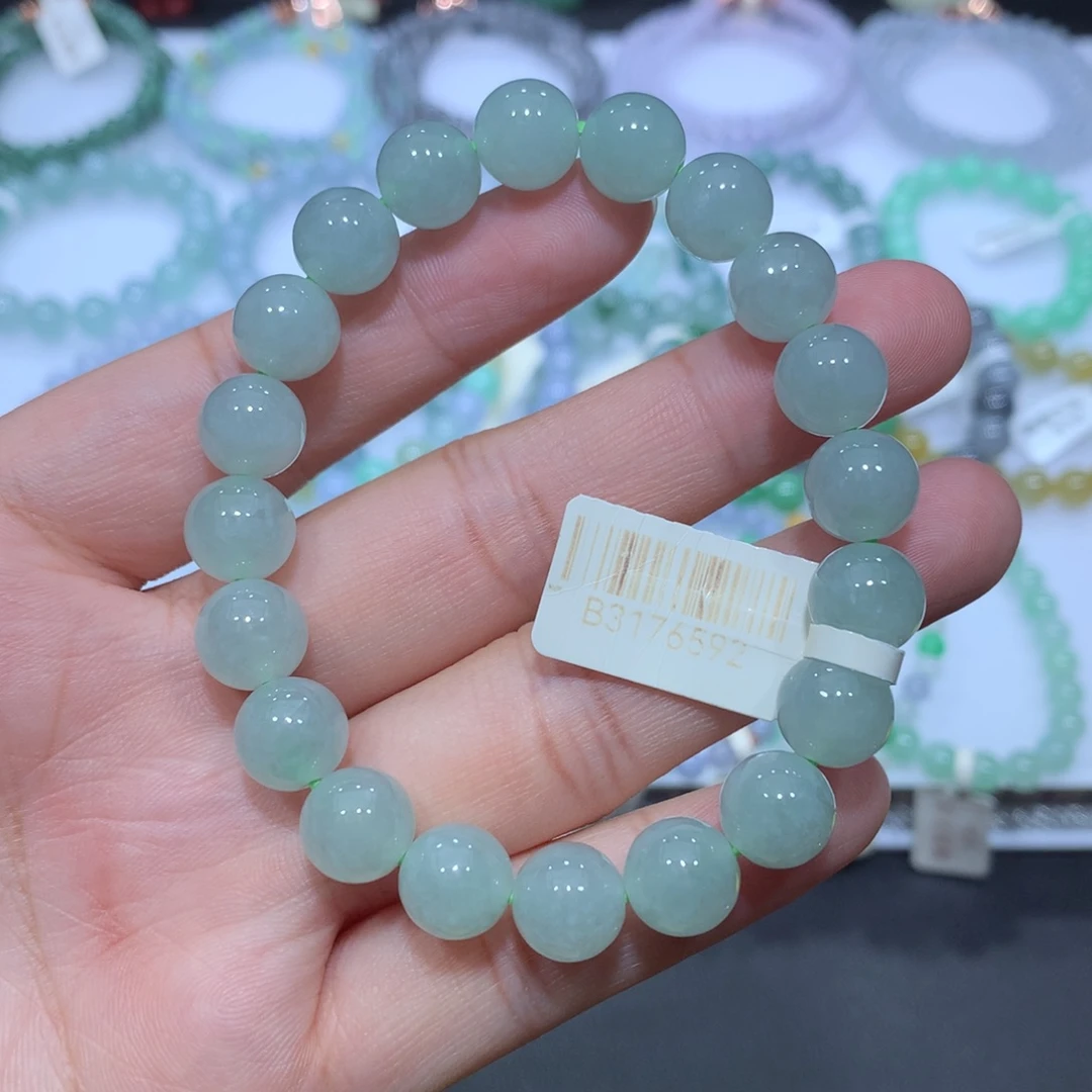 未镶嵌手串翡翠天然