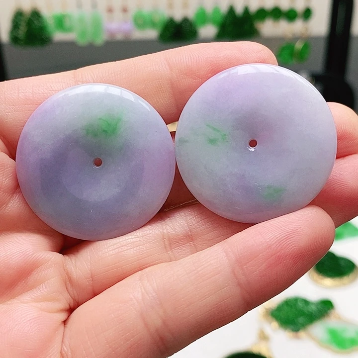 未镶嵌翡翠耳饰挂件
