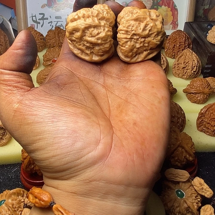 回***忆文玩核桃把件蛙蛙43