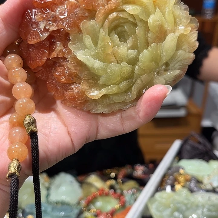 未镶嵌岫玉毛衣链