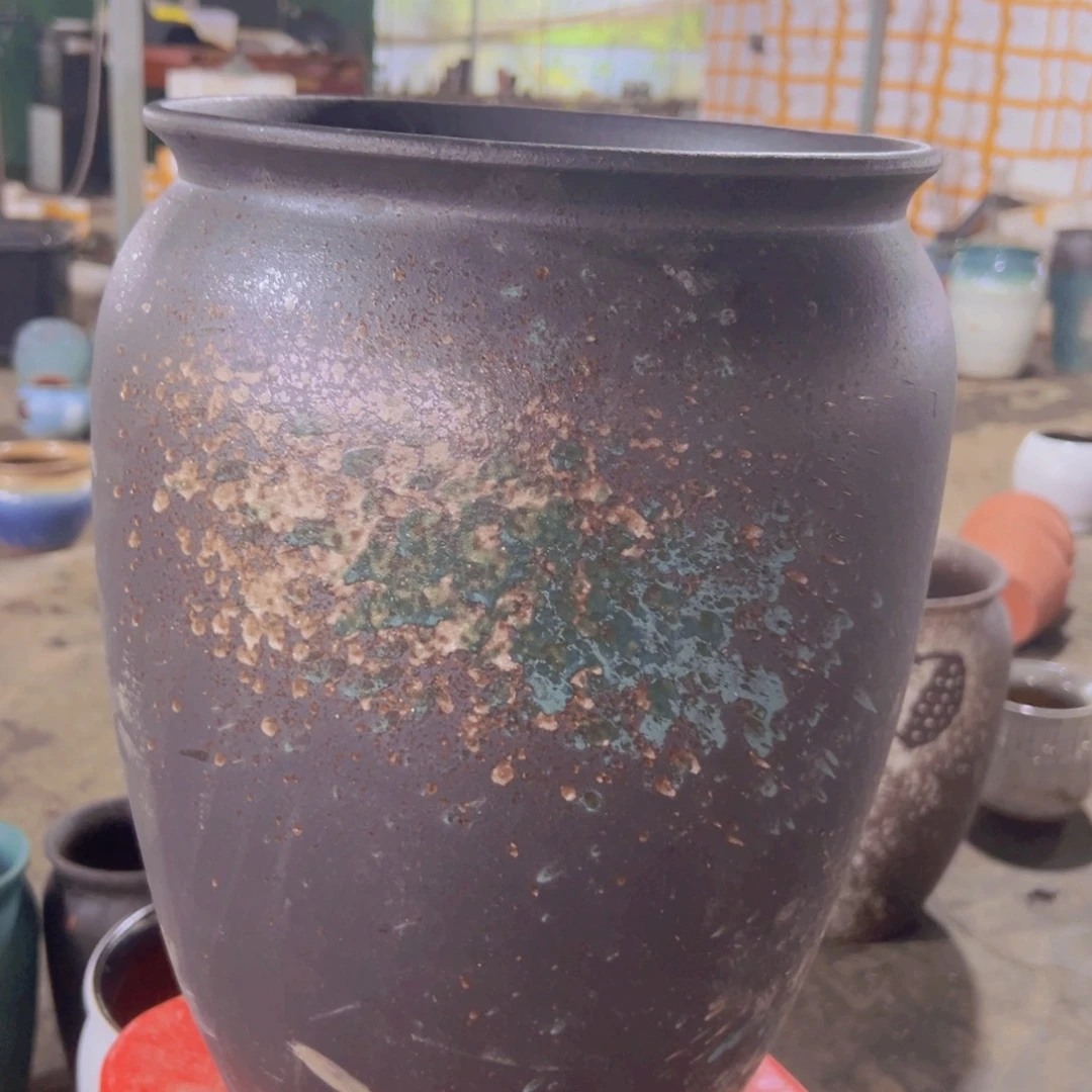紫砂花盆高度41口径26