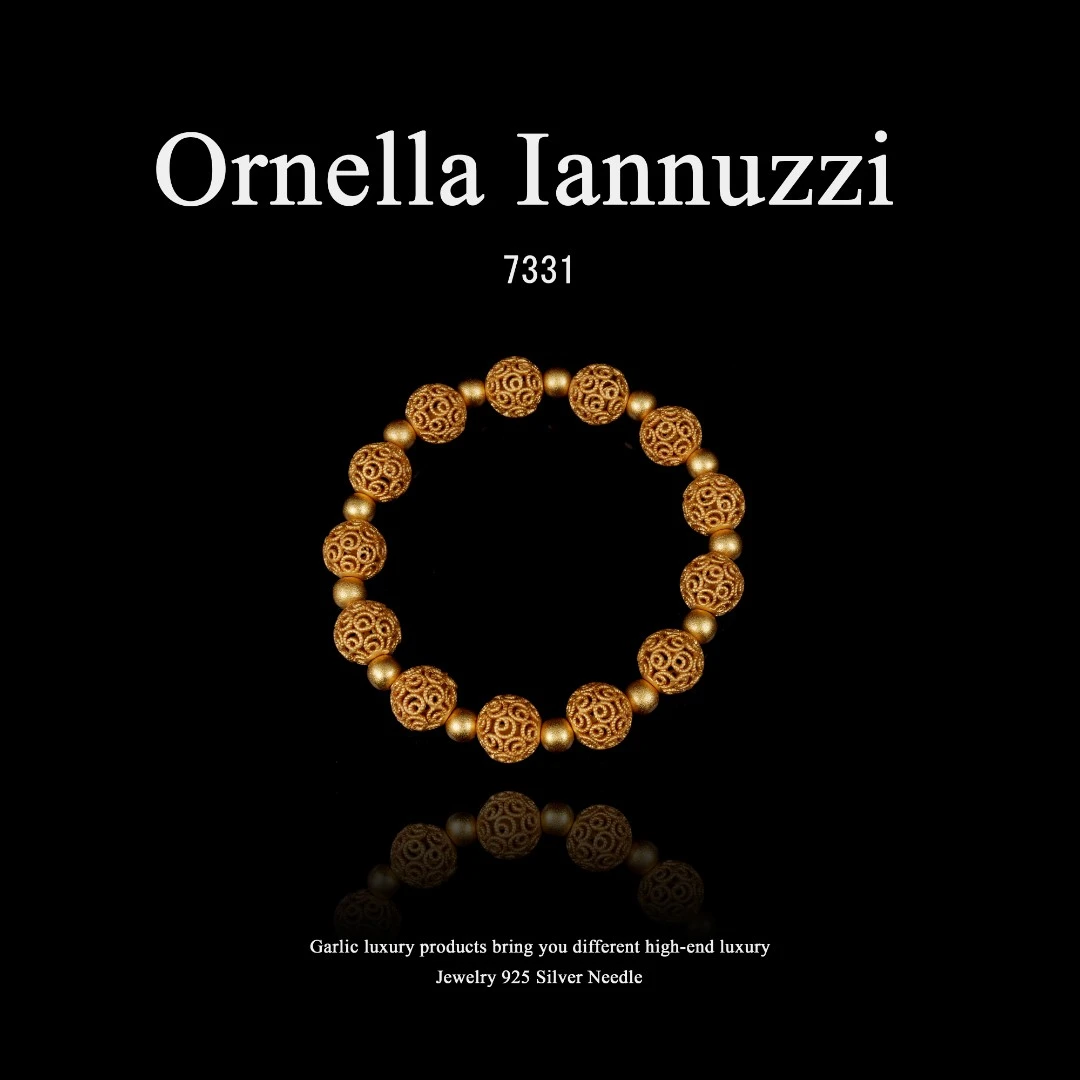 镀K金  Ornella Iannuzzi手链~7331
