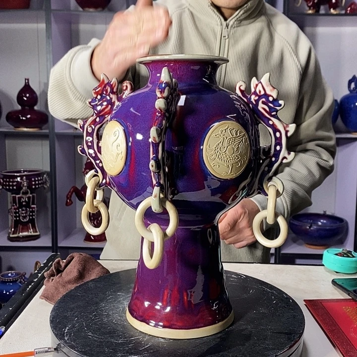 瓷片中国神垕精品钧瓷