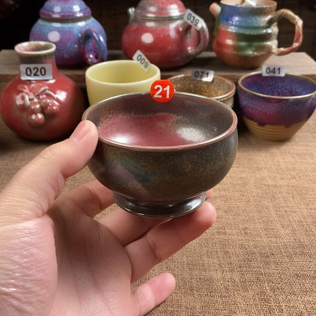 瓷片钧瓷茶壶茶具