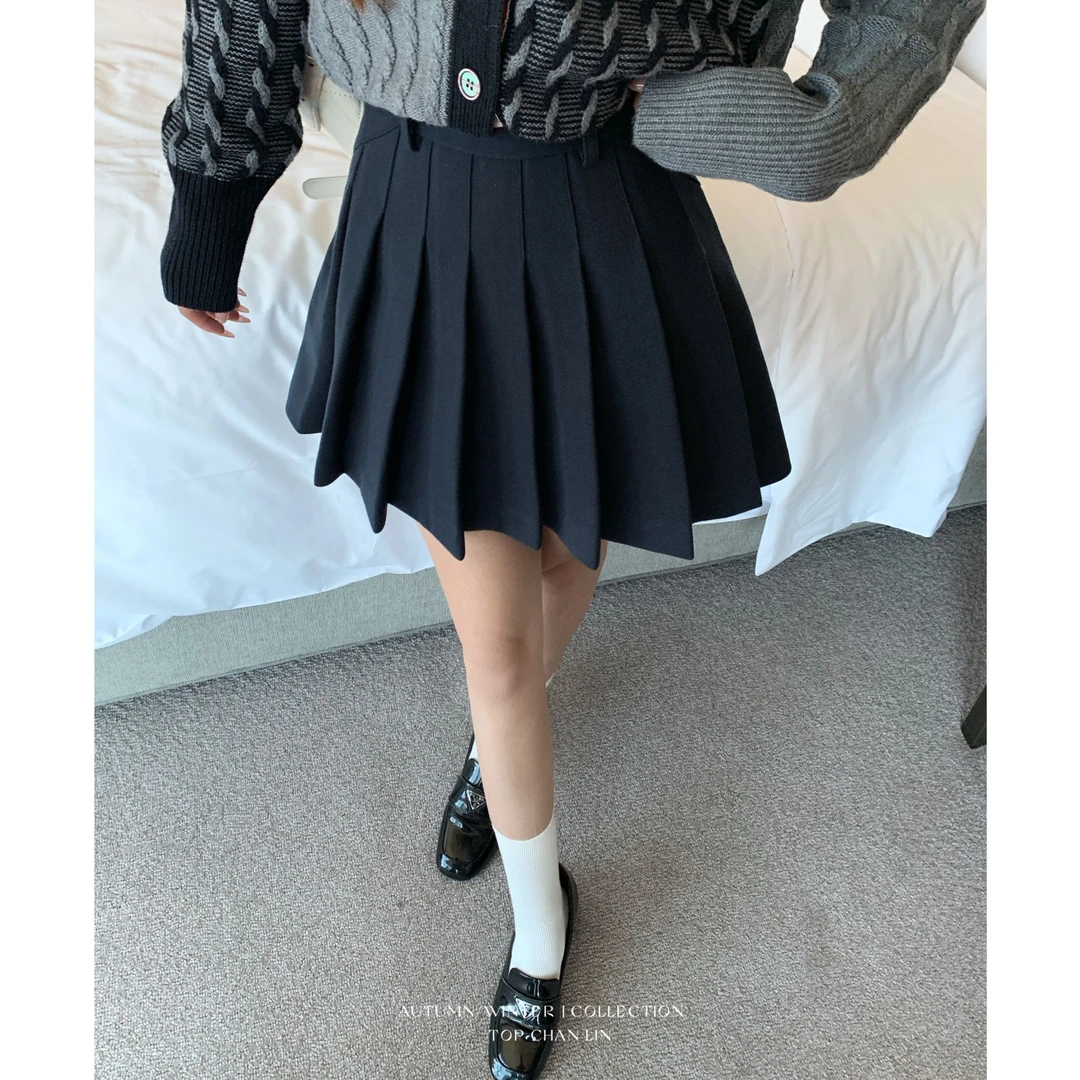 25218-1 呢子半身裙