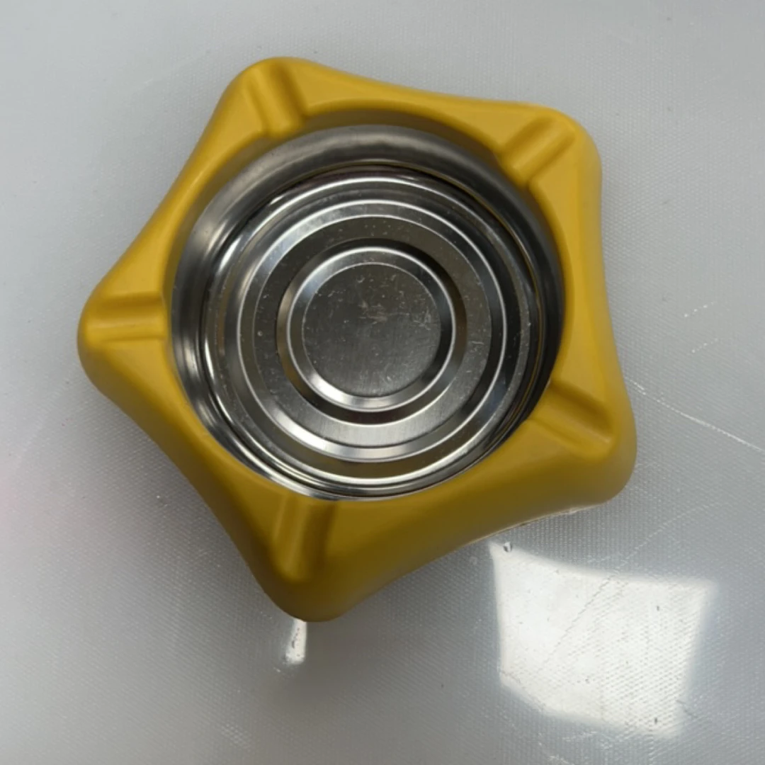 创意方形多彩不锈钢烟灰缸酒店家用防风防摔阻燃烟灰缸