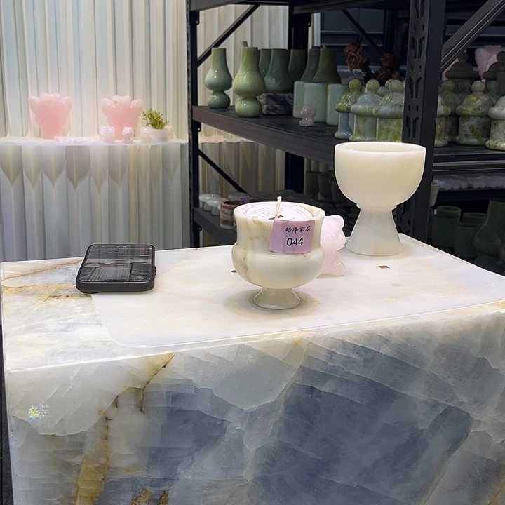 石材鱼肚金小酒杯044