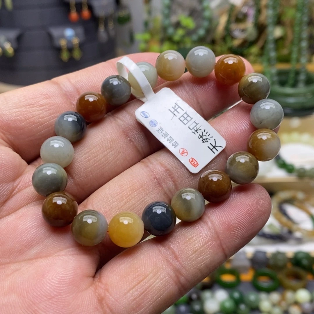 和田玉手链未镶嵌58