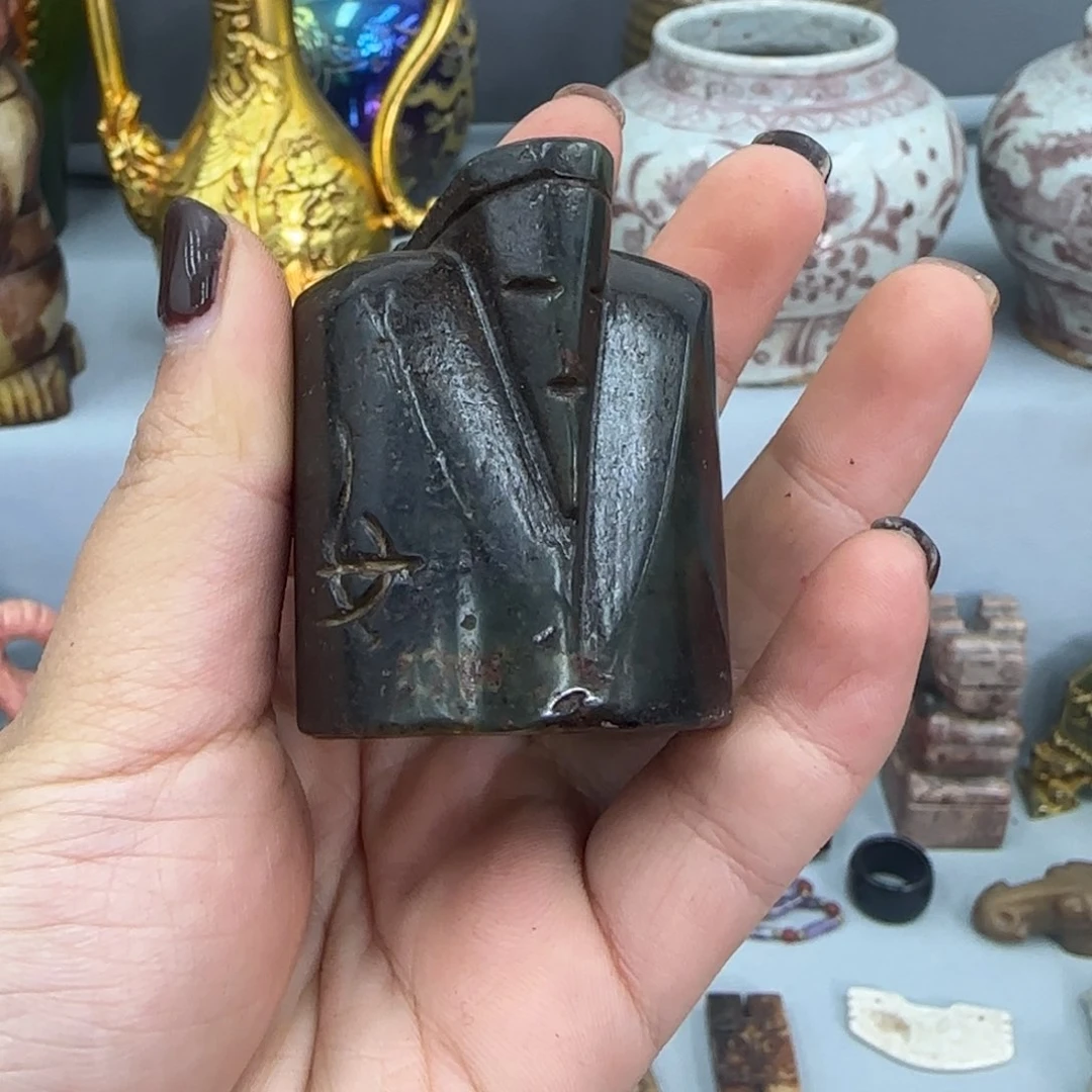 未镶嵌和田玉（糖玉）挂件财*堂