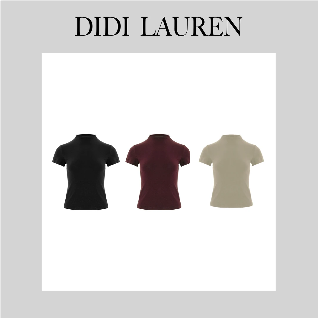 DIDI LAUREN“经典延续”百搭舒适老钱风气质T恤