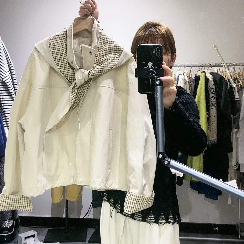【闪购商品】格子外套