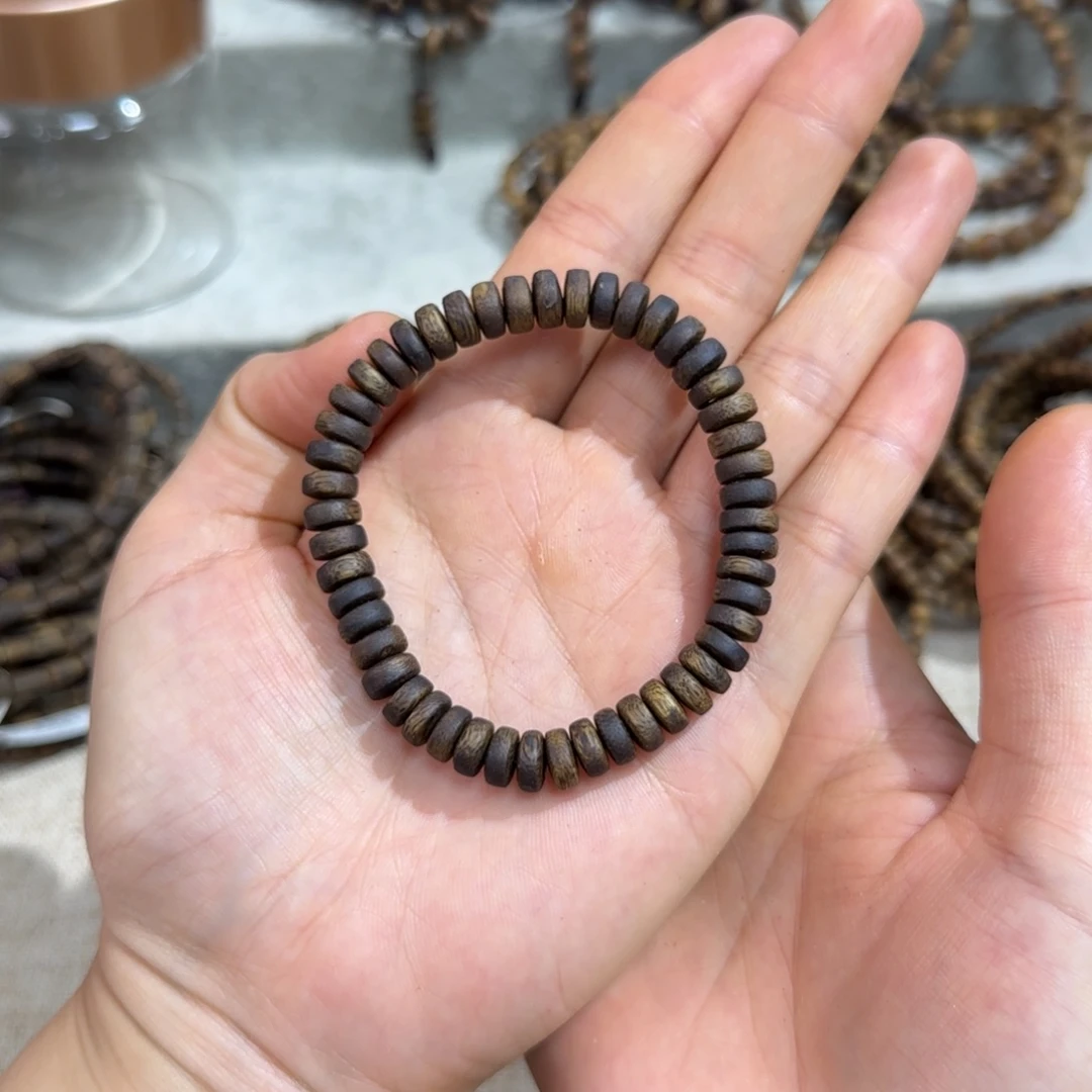 手串沉香下播福利款8mm树心油