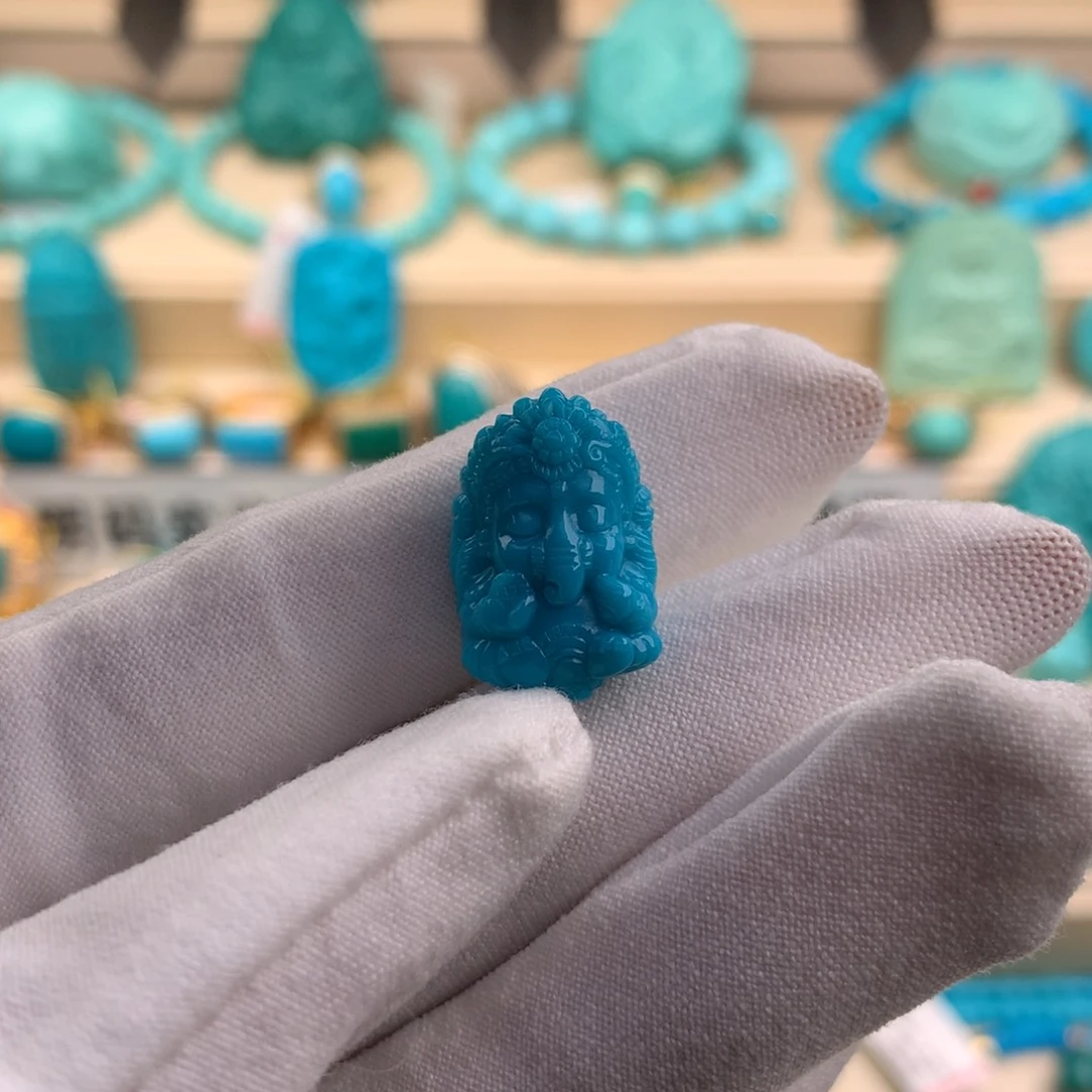 绿松石珠宝奇石未镶嵌