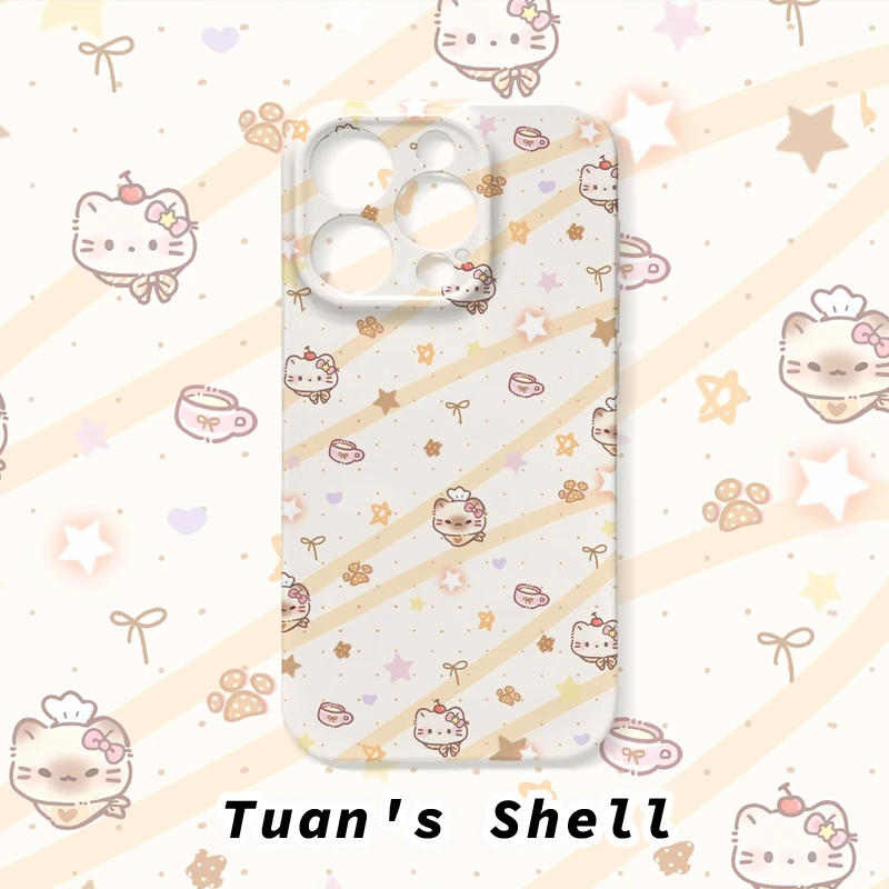 奶呼呼小猫菲林软壳适用苹果VIVO华为OPPO小米荣耀一加红米手机壳