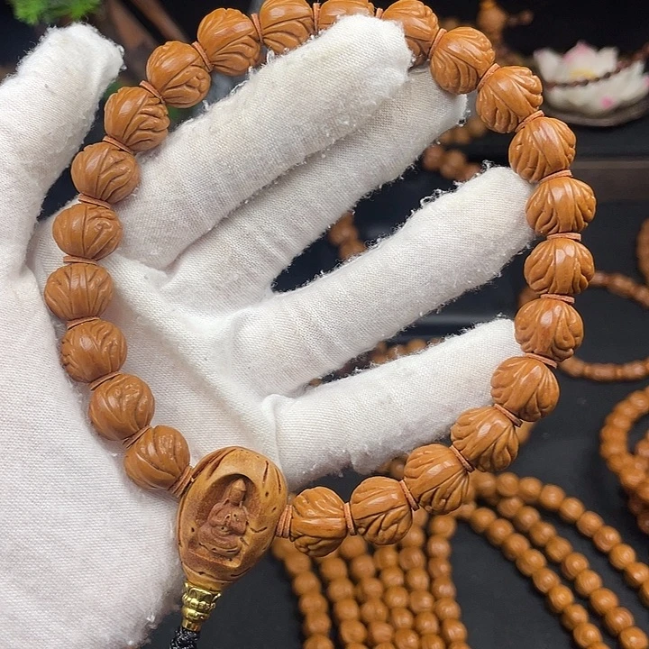 桃核吊坠秦岭龙纹桃核