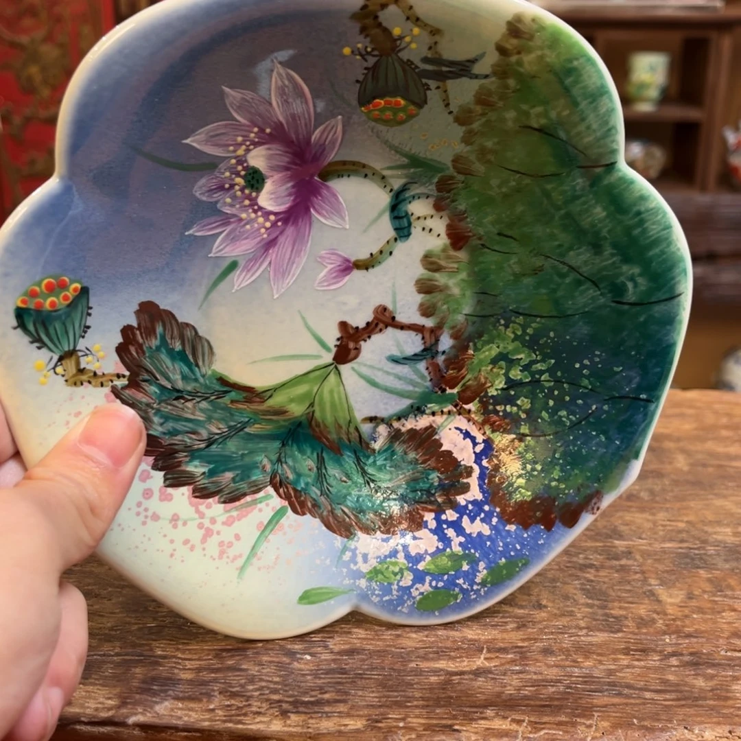 柴烧手工手绘陶瓷