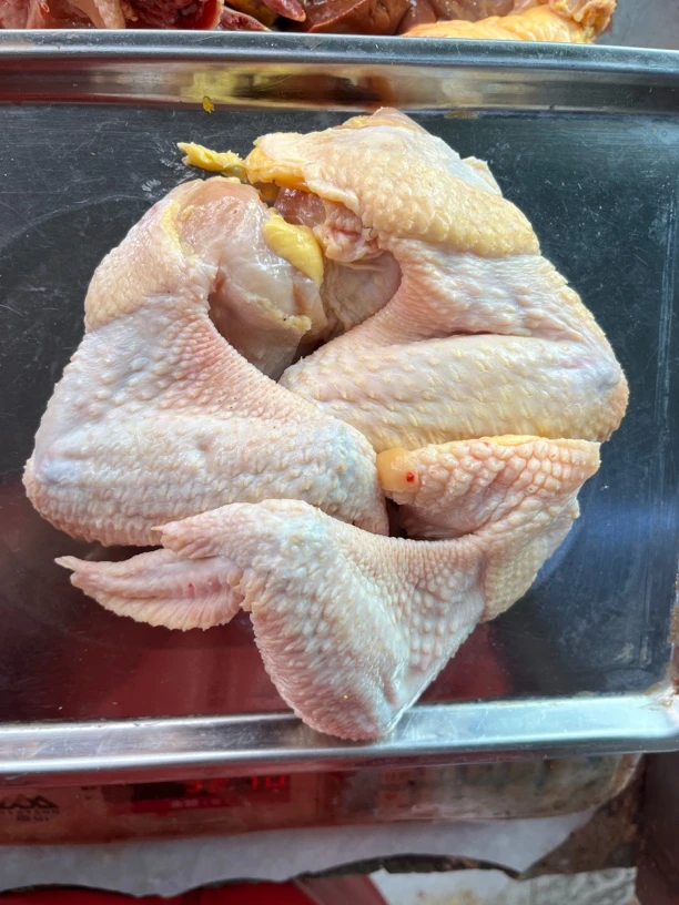 散养鸡新鲜鸡全翅鸡翅膀新鲜现取鸡全翅 包冰率不含冰