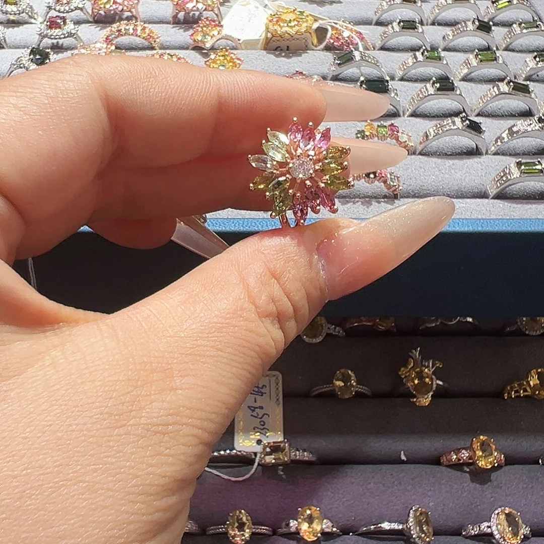 未镶嵌手链水晶戒指