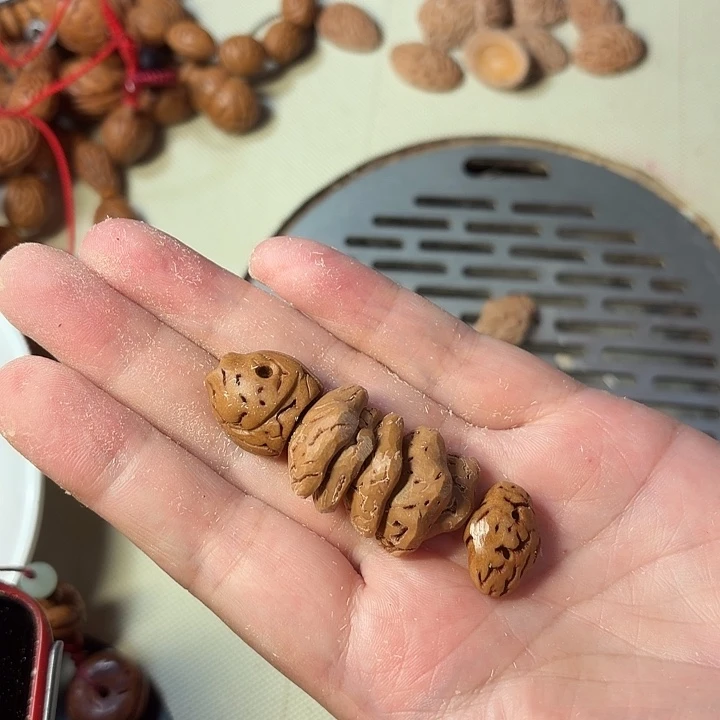 桃核手工制作工艺