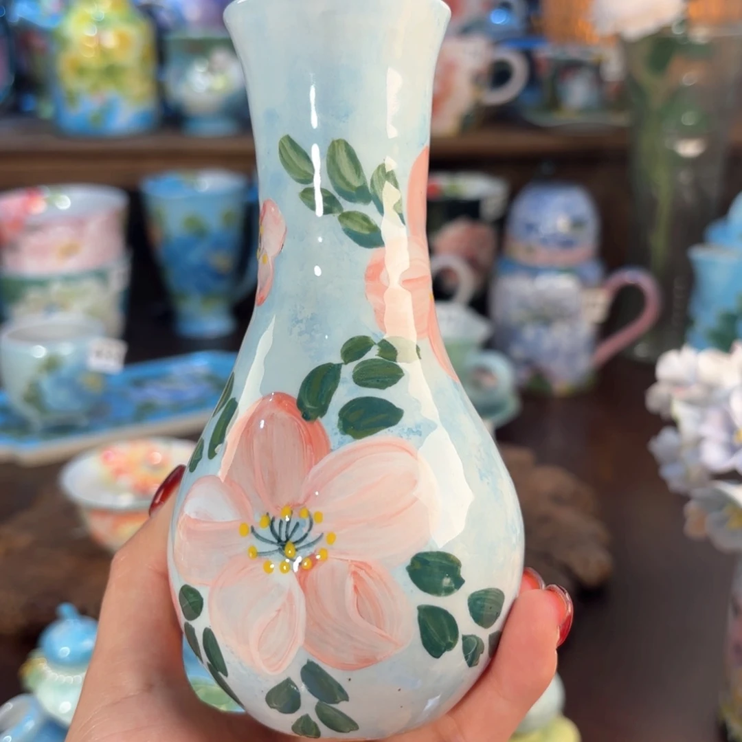 景德镇手绘高温釉下彩陶瓷茶具