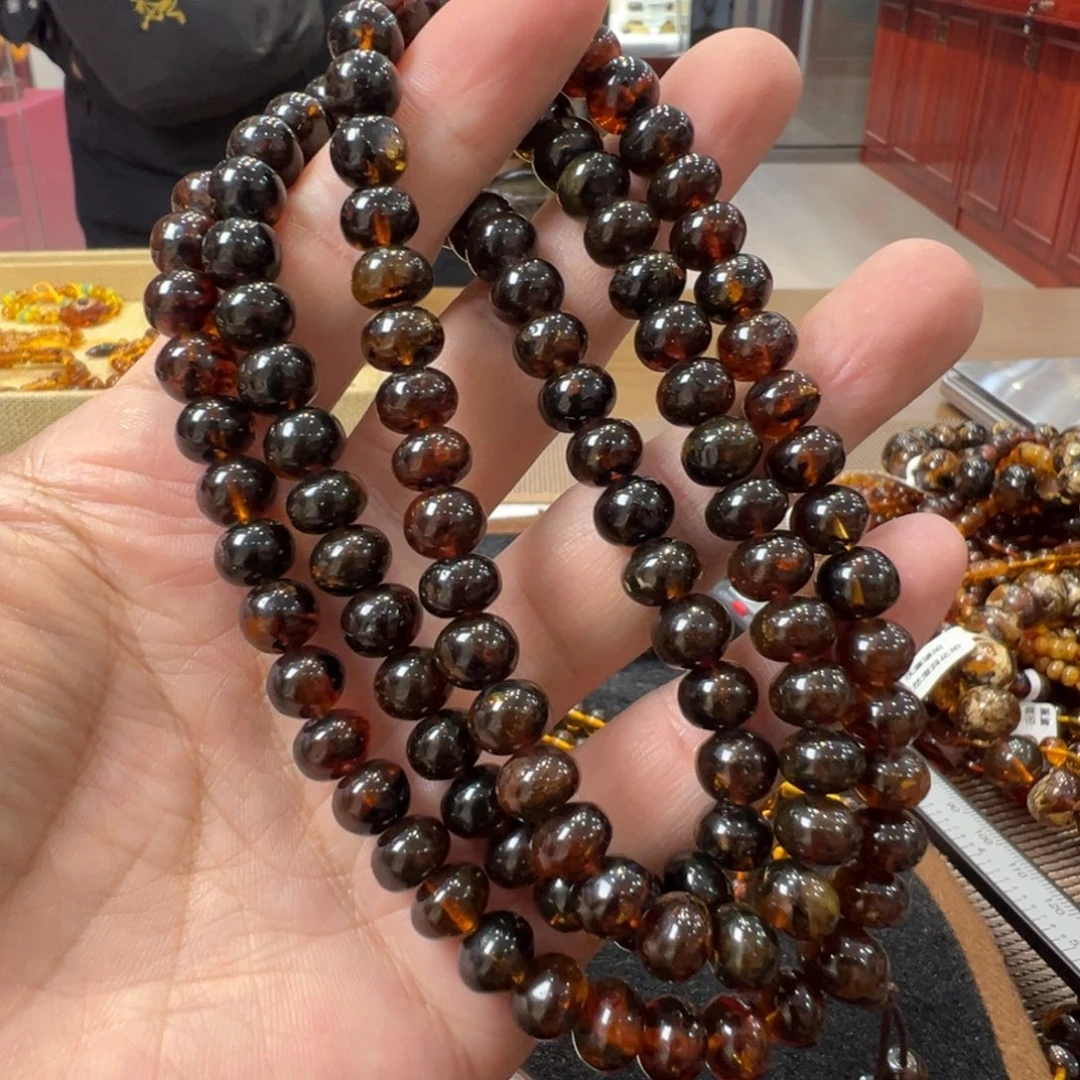 琥珀未镶嵌裸石抚顺琥珀8m