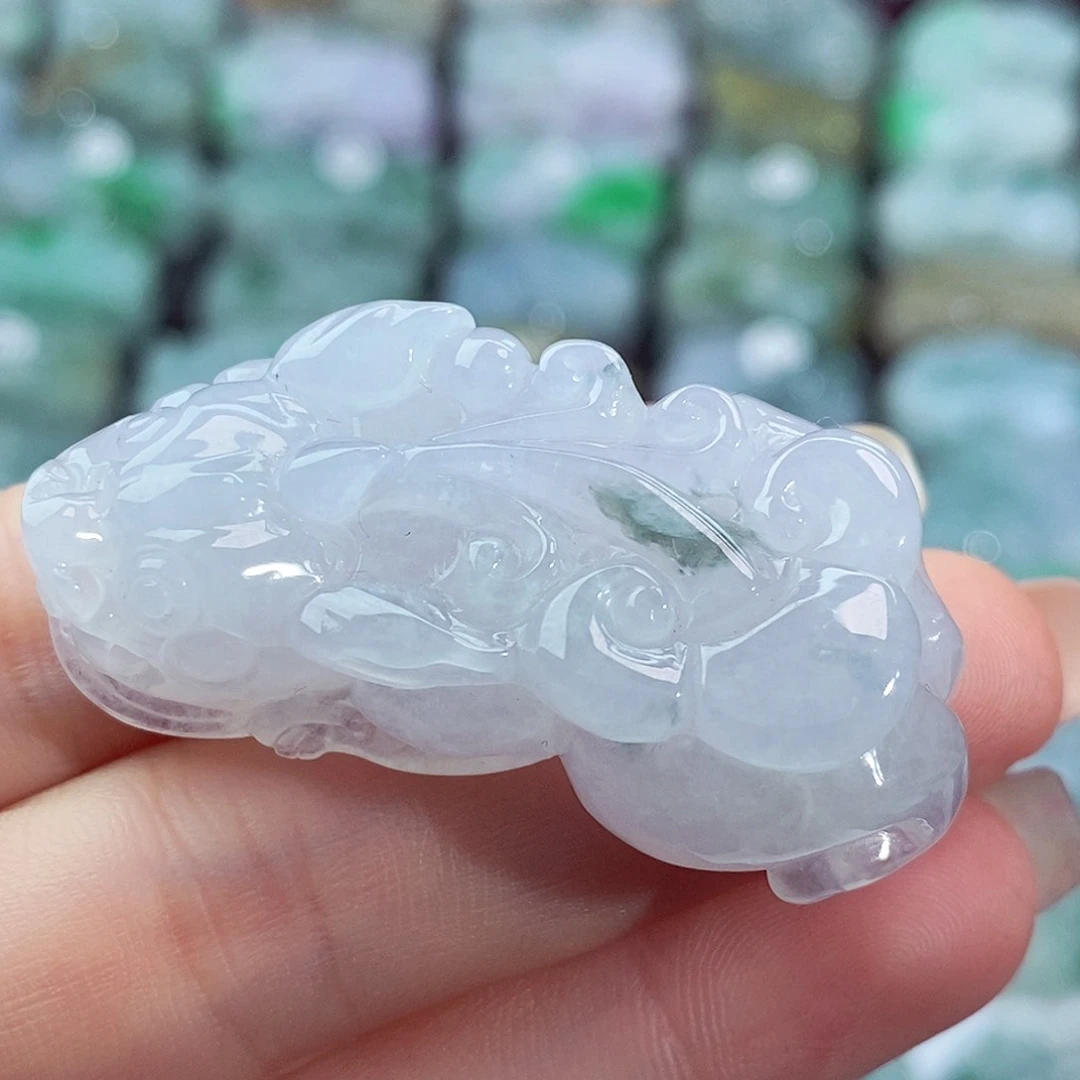 颈饰未镶嵌翡翠天然