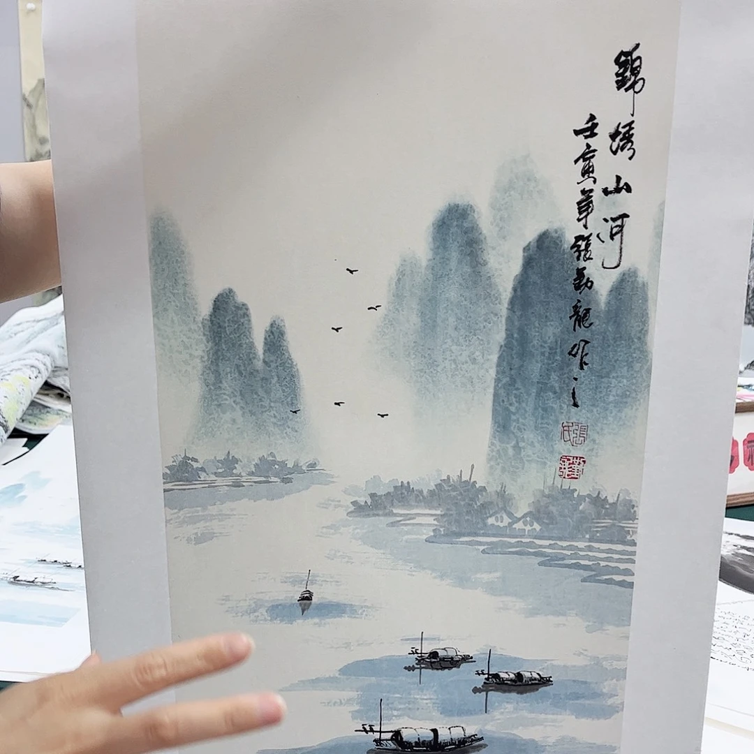 国画宣纸国画纯手绘作品