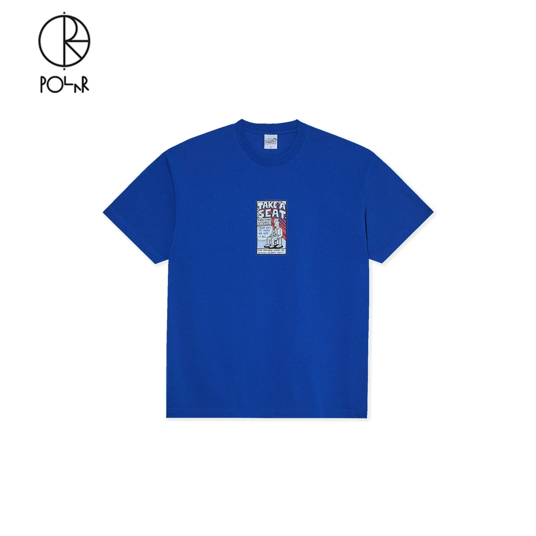 Polar Skate Co Take A Seat Tee 趣味印花休闲圆领运动短袖T恤男