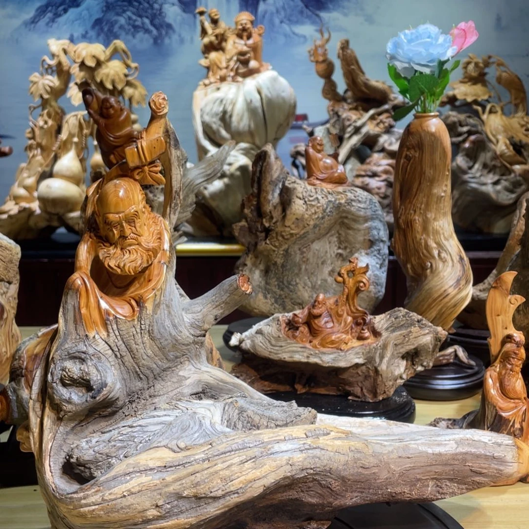 柏木太行崖柏工艺品