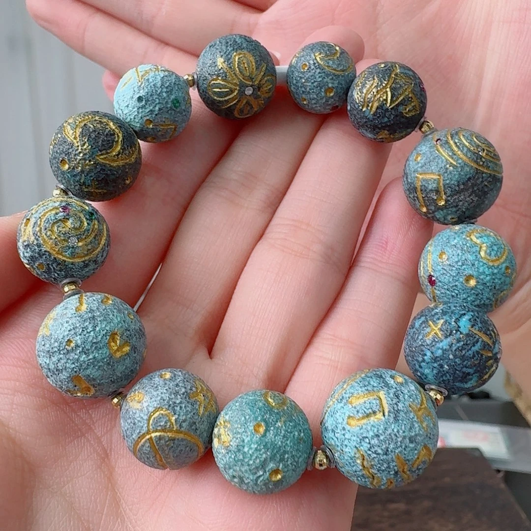 未镶嵌绿松石珠宝奇石