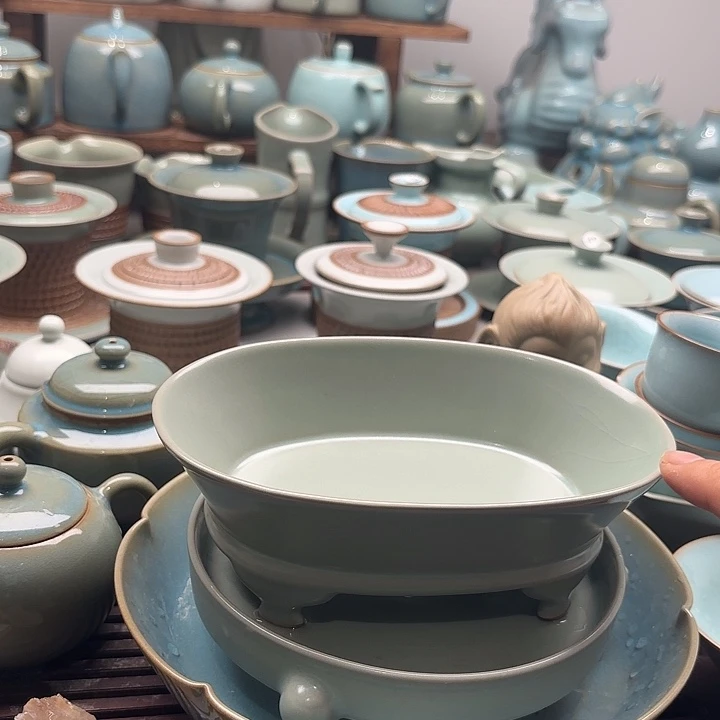 一级品，仿古釉，直径17，水仙盆
