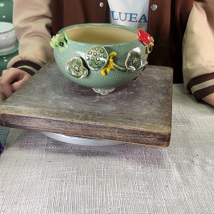 泳坤堂石湾花盆陶瓷